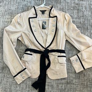 White House Black Market Military Jacket NWT